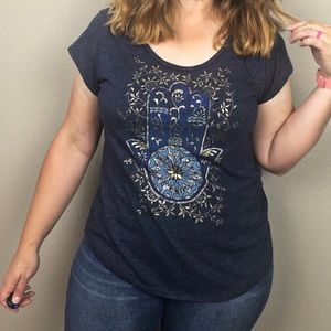 Lucky Brand Hamsa Graphic Tee